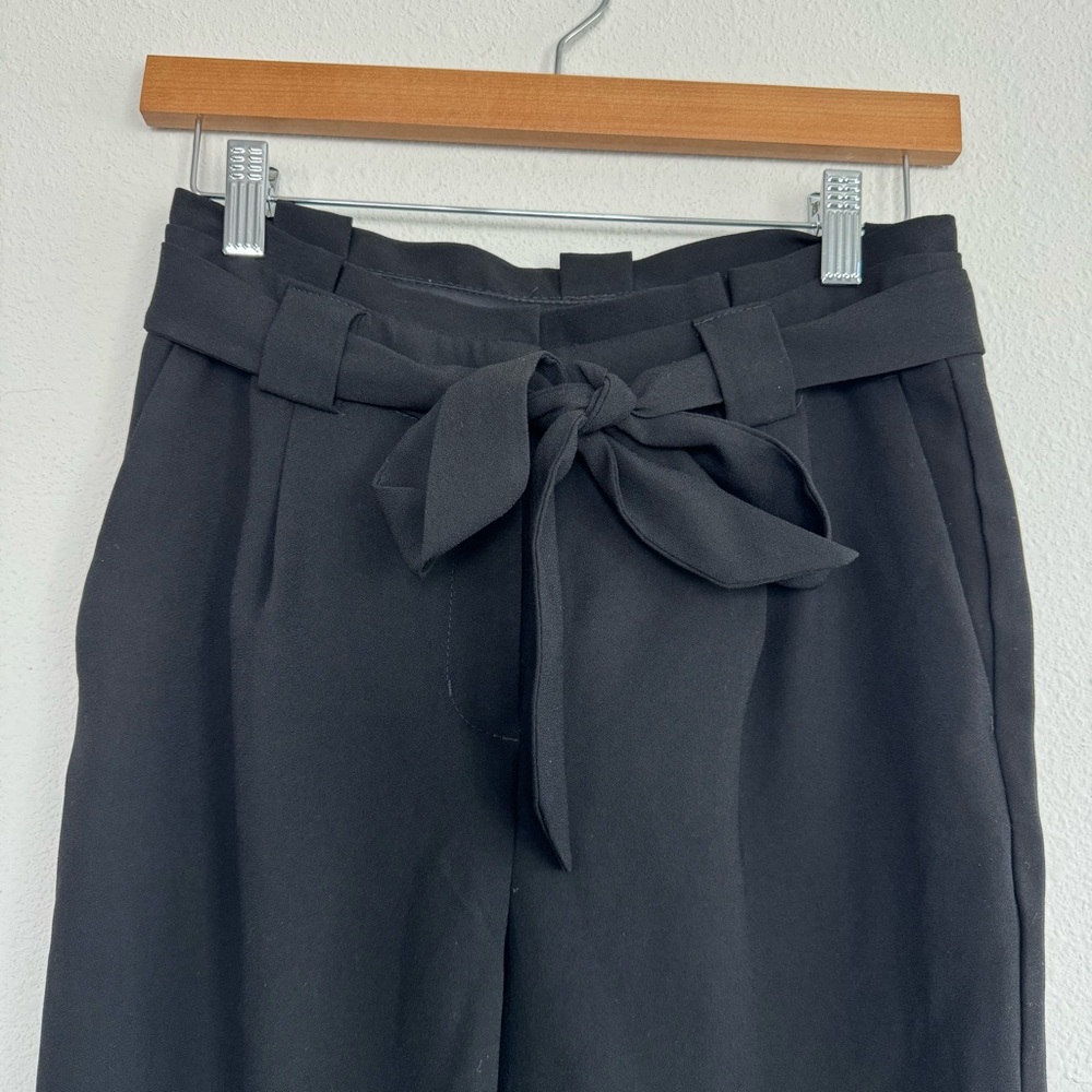 Express High Rise Paper Bag Ankle Pants - Picture 6 of 8